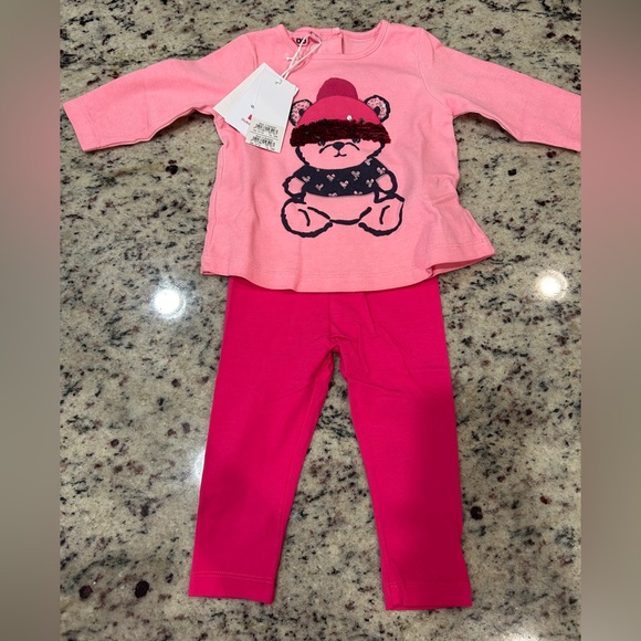NWT IDO
Sequin Teddy Pajama Set in Pink SIZE 12 monthss - Picture 4 of 7